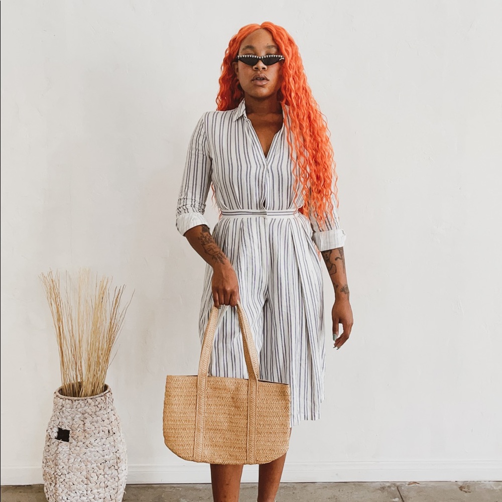 Sneak Peak Striped Jumpsuit